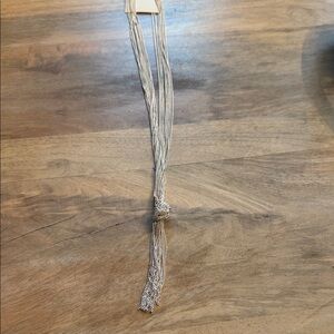Banana Republic Silver Multi-Strand Necklace